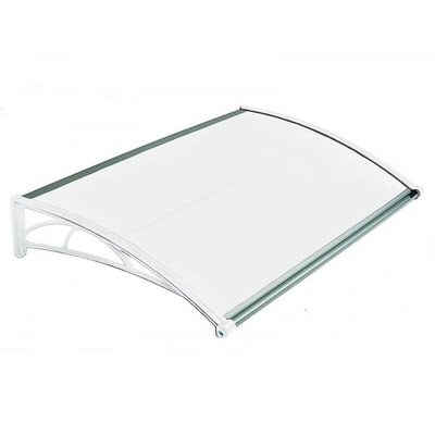 Nadstrešnica za Vrata Valtellina 82x120cm Bela Baza Opal Ploča 6mm