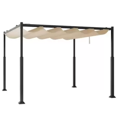 Venturo Prestige Pergola 3x3m Bež sa Čeličnom Konstrukcijom