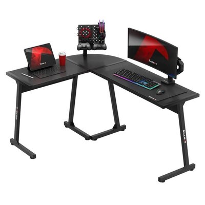 Huzaro Hero 6.0 Ugaoni Gaming Sto, Crni