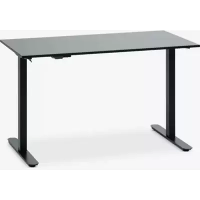 Radni sto sa podesivom visinom SVANEKE 60x120 cm, crna