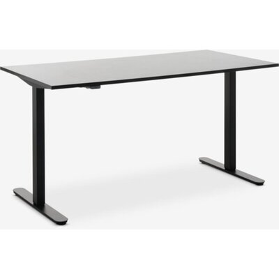 Radni sto sa podesivom visinom SVANEKE 80x160 cm, crna