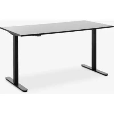 Radni sto sa podesivom visinom SVANEKE 80x160 cm, crna