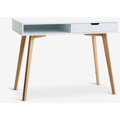 Radni sto TAMHOLT 50x100 cm, bela/natur