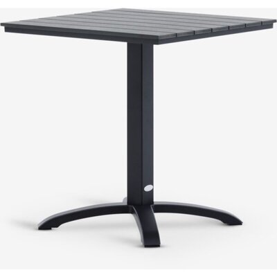 Bistro baštenski stočić HOBRO 70x70 cm, crna