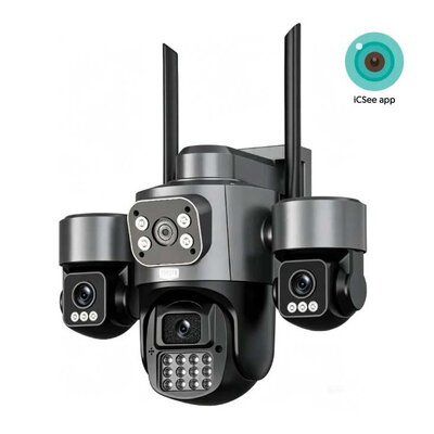 Wi-Fi sigurnosna kamera sa 3 objektiva 3×3 MP PTZ IR 30 m
