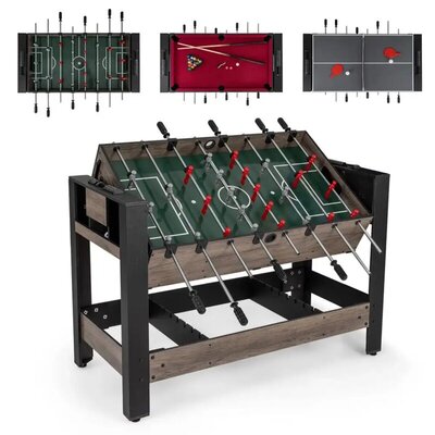 Sportivo 3u1 multifunkcionalni sto za igre - fudbal, bilijar i stoni tenis, 125 cm