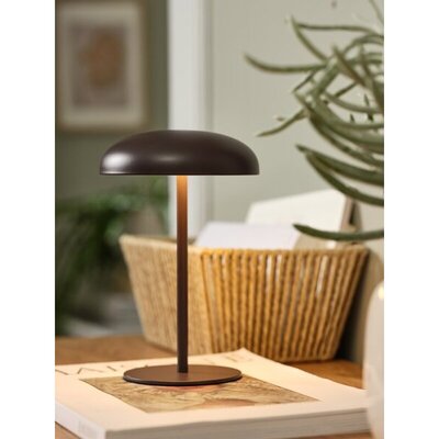Lampa na baterije 14xV21cm tamno braon