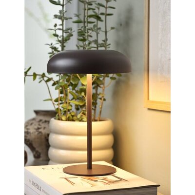 Lampa na baterije 20xV28cm tamno braon