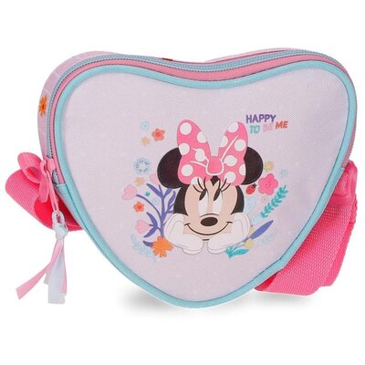 Srce torbica za devojčice Disney Minnie Happy To Be Me pink 43255