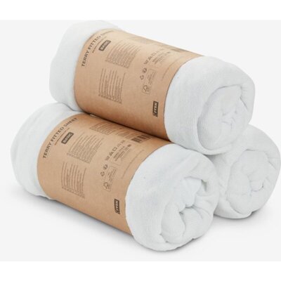 Frotirski čaršav sa lastišem TINDRA 90x200x30 bela