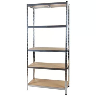Metalna montažna polica 220x100x45cm, 5 nivoa, nosivost 875kg