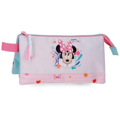 Pernica sa 3 pregrade Disney Minnie Happy To Be Me pink 43243