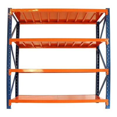 SuperHome Metalna Montažna Polica 200x200x60cm, 4 Nivoa, Nosivost 200kg po Nivou