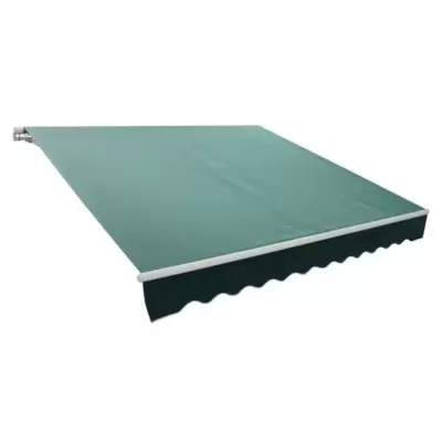 Tenda za terasu 3x2m, zelena, aluminijumski okvir
