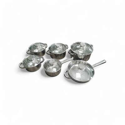 PROLINETECH Inox set posuđa 12 delova PLT/CO-012