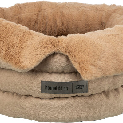 Okrugli krevet za male pse i mačke 45cm Liano sand/brown TRIXIE 379853