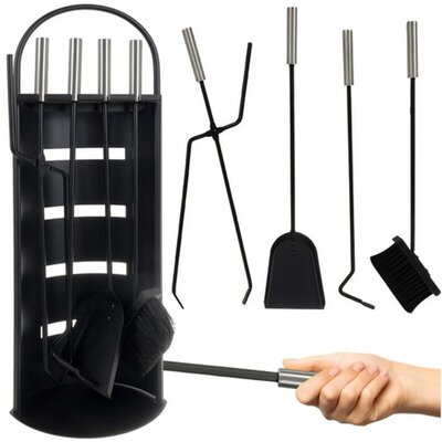 Kaminer Set Pribora za Kamin sa Stalkom, 4 Dela