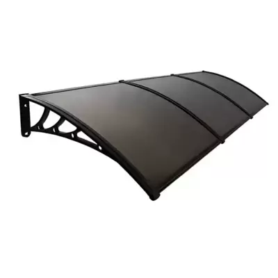 Aluminijumska Nadstrešnica 270x150cm Crna Bronza 5mm