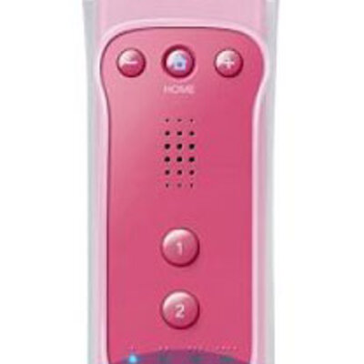 Wii Remote & Motion Plus pink