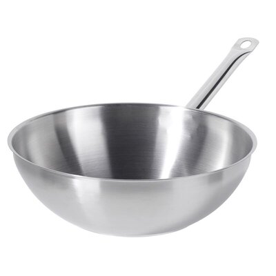 Profesionalni wok tiganj od nerđajućeg čelika (Inox) Ø30cm – Indukcija M-Pro