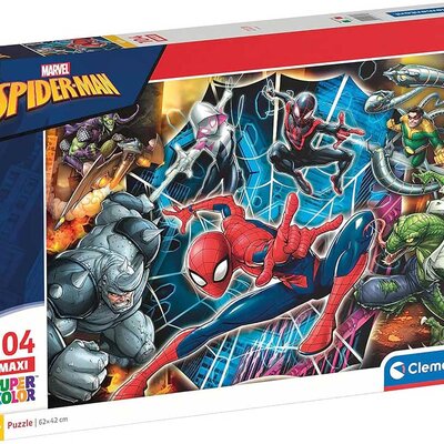 Puzzle slagalica 104 maxi dela Marvel Spiderman Clementoni 23716