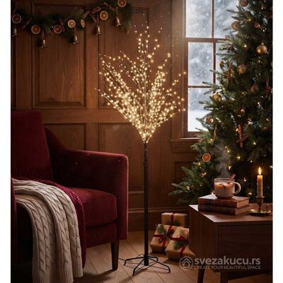 Wizard svetleće drvo 200cm 400 LED lampica sa tajmerom