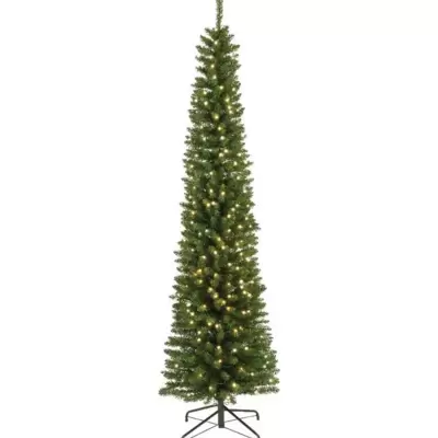 Novogodišnja jelka Everlands Pencil Pine sa lampicama 210 cm