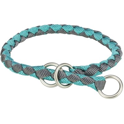 Ogrlica poludavilica za pse 52-60cm Cavo aqua/graphite TRIXIE 144128