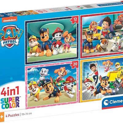 Puzzle slagalice 4u1 Patrolne šape Clementoni 21513