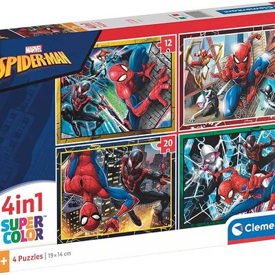 Puzzle slagalice 4u1 Spajdermen Clementoni 21515