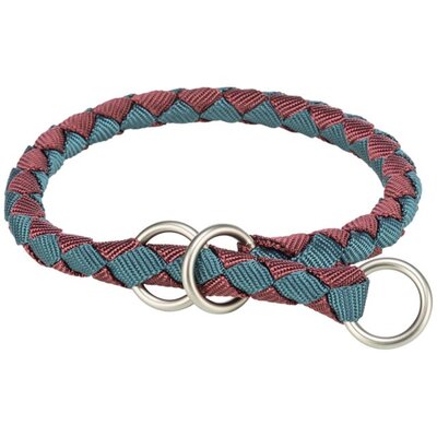 Ogrlica poludavilica za pse 43-51cm Cavo sangria/petrol TRIXIE 143931
