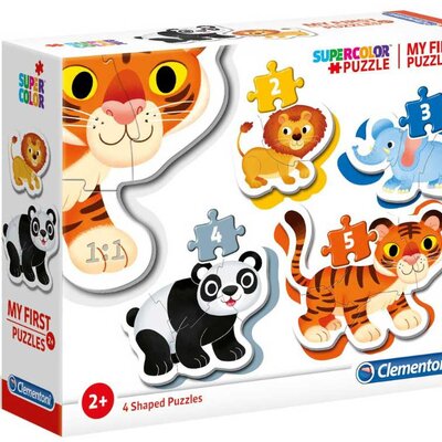 Moje prve puzzle slagalice 4u1 Divlje životinje Clementoni 20810