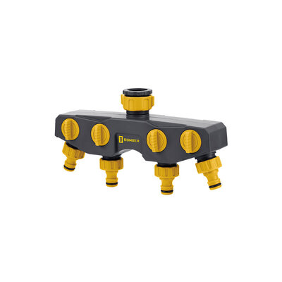 Adapter za slavinu sa 4 izlaza za baštensko crevo Bomber