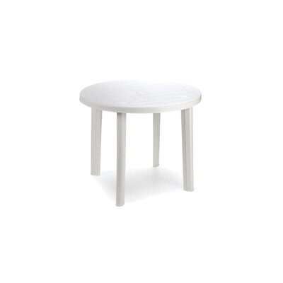 Baštenski sto Tondo 90x90x72cm, beli - Agromarket