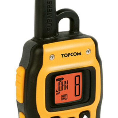 Toki voki vodootporni uređaj sa dve slušalice TopCom Pro Talker PT 1078 RC-6420