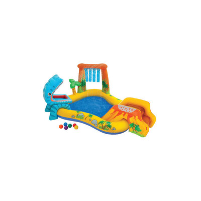 Intex Dečiji bazen sa toboganom Dinosaurus Play Centre 249x191x109 cm