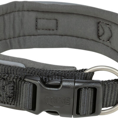 Ogrlica za pse 40-48cm Premium extra wide black TRIXIE 1995701