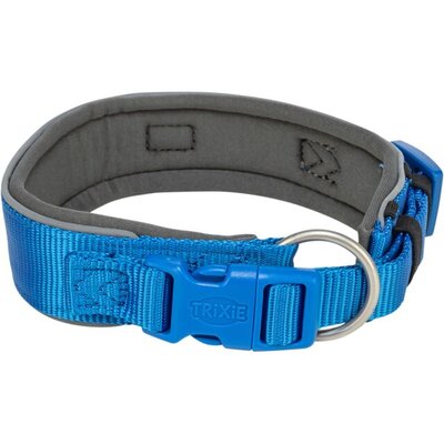 Ogrlica za pse 27-35cm Premium extra wide blue TRIXIE 1995502