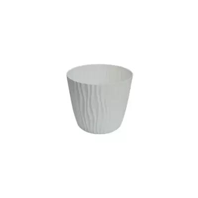 Gardino Sahara saksija 18 cm, bela