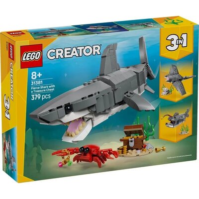LEGO® Creator 3u1 Sila ajkula sa kovčegom sa blagom 31381