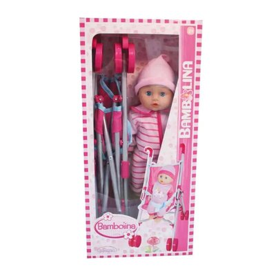 Bambolina Superstar Set – Lutka i Kolica