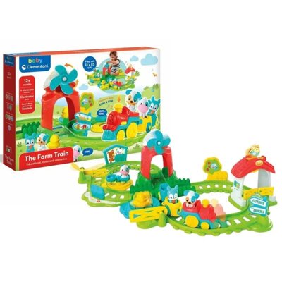 Clementoni Baby Farma i Vozić – Set Kockica za Bebe
