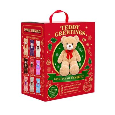 Plišani meda RED BOX Teddy Greetings Bear