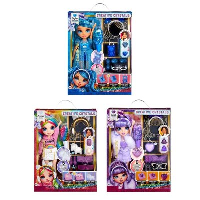 Rainbow High Creative Crystals - Set Lutka sa Kristalnim Dodacima