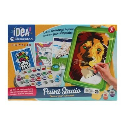 Crea Idea Edukativni Slikarski Studio sa Stalkom i Šablonima