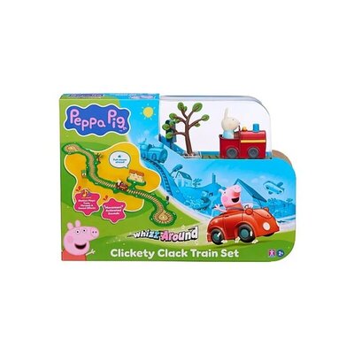 Peppa Prase Vozić Klik-Klak Set sa Stanicom i Prugom