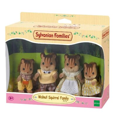 Sylvanian Families – Porodica veverica Lešnik, set od 4 figure