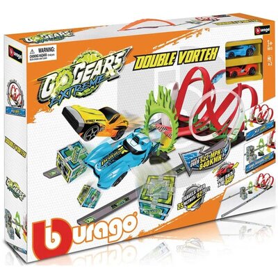 Burago Go Gears Extreme Double Vortex – trkačka staza sa 2 vozila