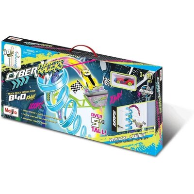 Maisto Cyber Racers Door Hoop – Trkačka Staza za Vrata sa Autićem na Povlačenje