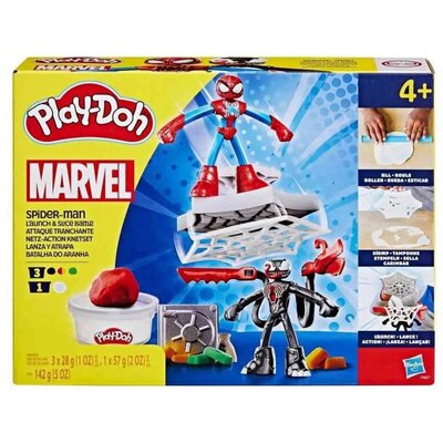 Play-Doh Marvel Spiderman Launch and Slice Battle set